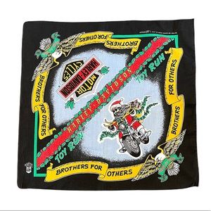 HARLEY-DAVIDSON Unisex Vintage Santa Bandanna